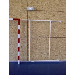 BUT DE HANDBALL RABATTABLE ACIER MONOBLOC