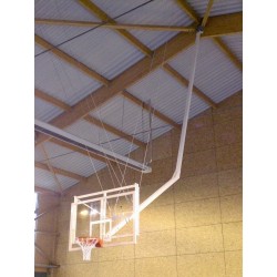 PANIER DE BASKET RELEVABLE EN CHARPENTE