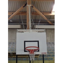 PANIER DE BASKET RELEVABLE EN CHARPENTE