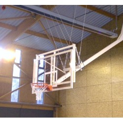 PANIER DE BASKET RELEVABLE EN CHARPENTE